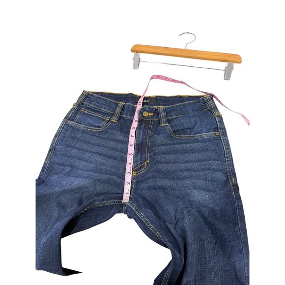 5.11 Tactical Jeans Mens 32x34 Blue Denim Slim Fit Defender Flex Casual Work - Picture 7 of 8